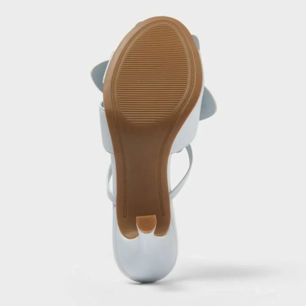 Women Domenica Heels with Memory Foam Insole - A New Day Light Blue
